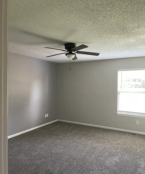Master bedroom view from hallway