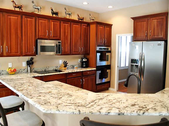 Kitchen with new Granite