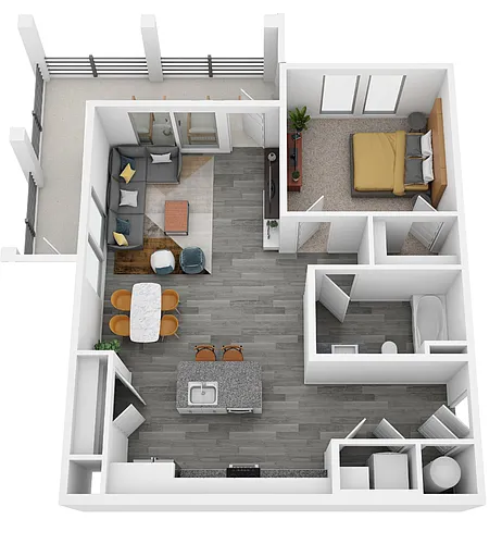 Floor plan Bogue