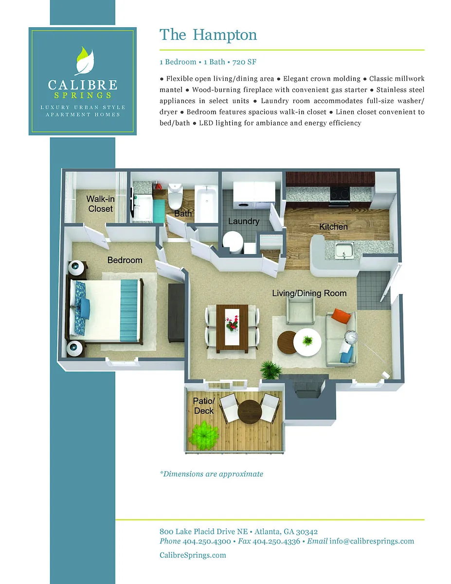 Floor plan Hampton Classic