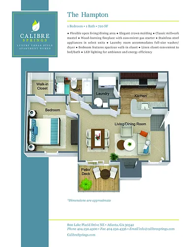 Floor plan Hampton Classic