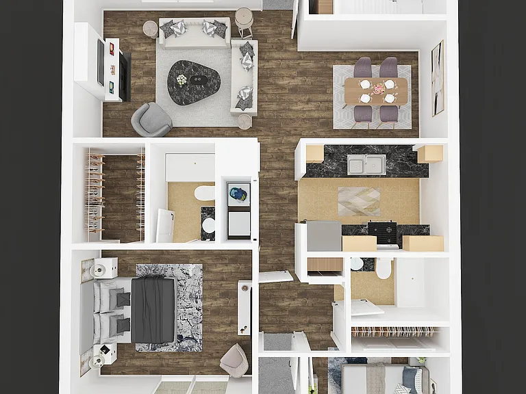 2 Bedroom 2 Bath 2 Bedroom 2 Bath
