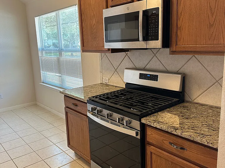 Gas stove and microwave