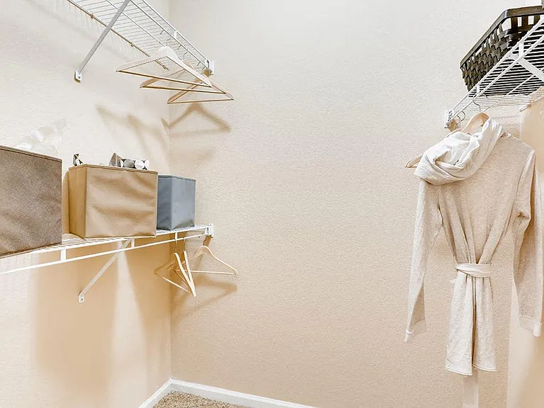 Oversized Primary Bedroom Closets