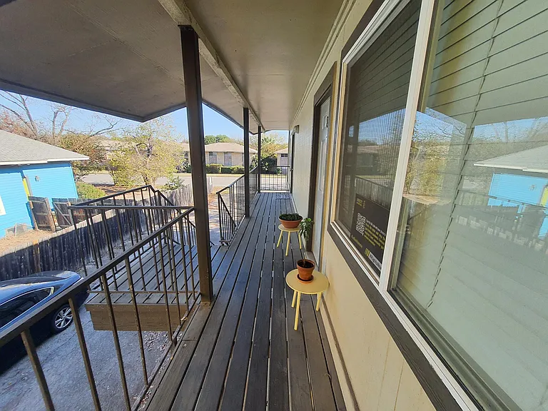 hallway outside balcony