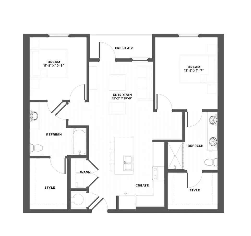 Floor plan B2