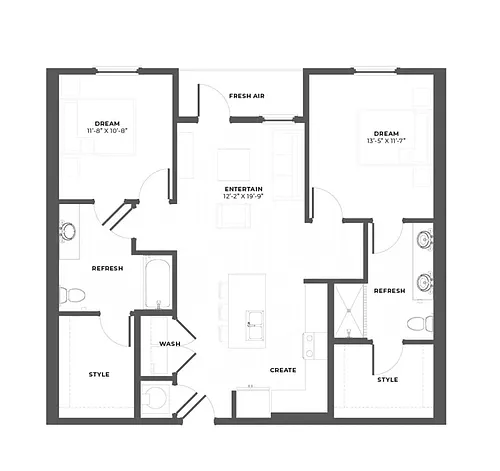 Floor plan B2