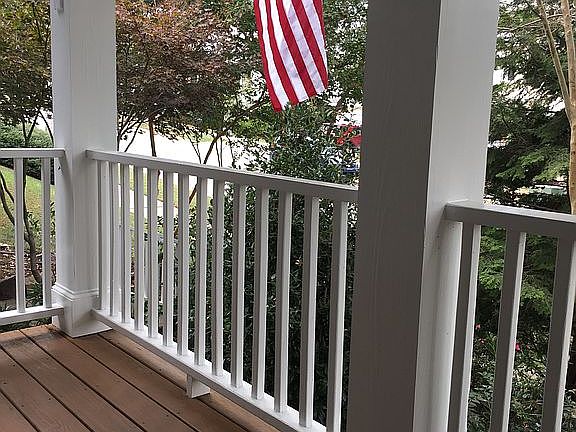 Large front porch