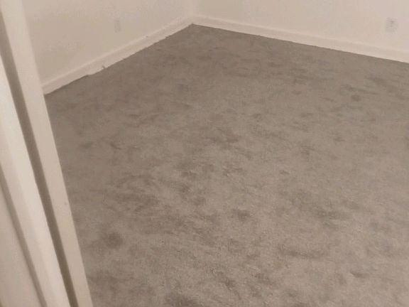 New carpet in the bedroom.