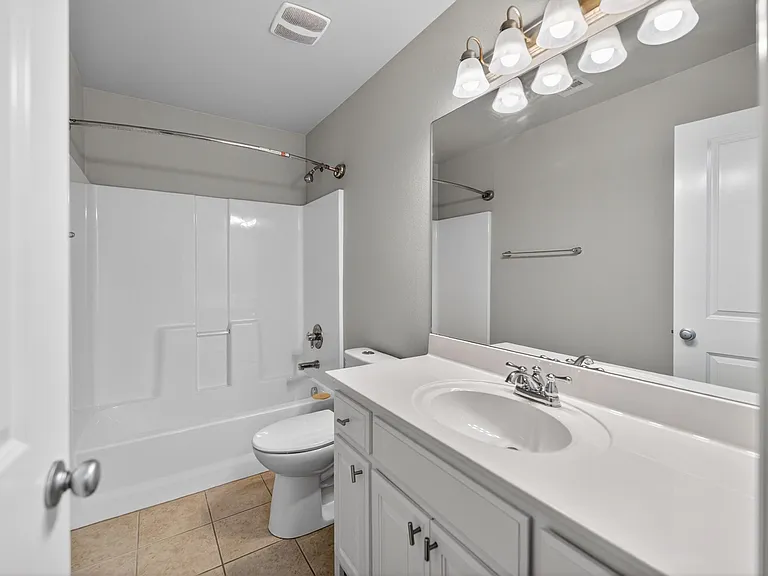 vanity lights have been updated since this photo