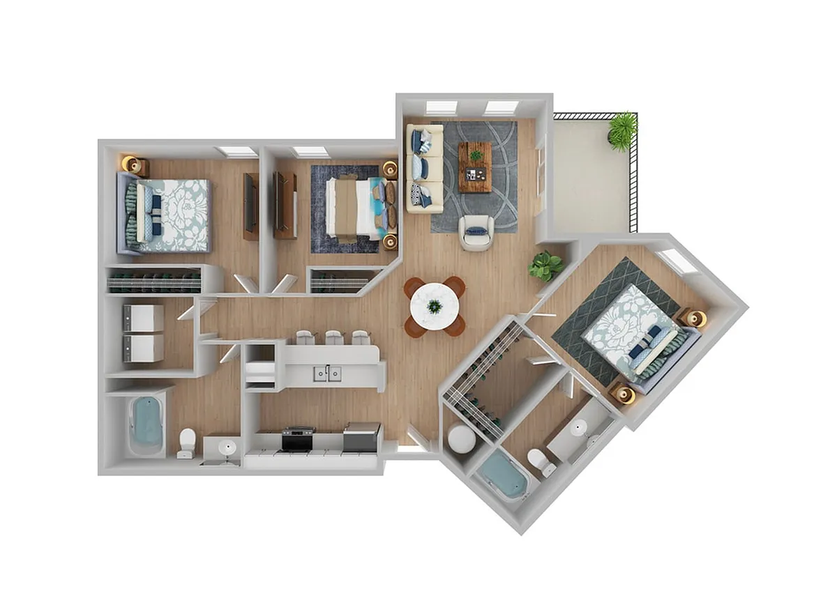 Floor plan Simmons | Renovated