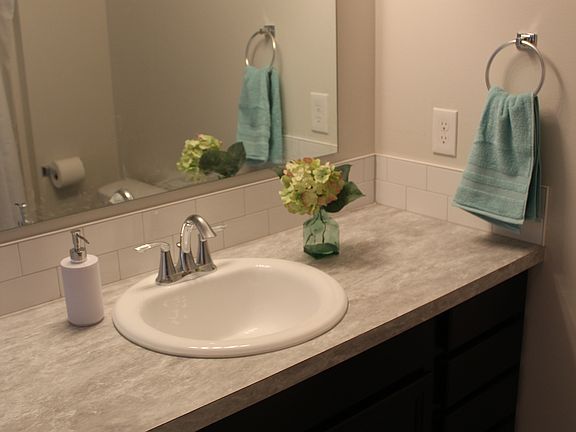 Main Bath, shower/tub combo