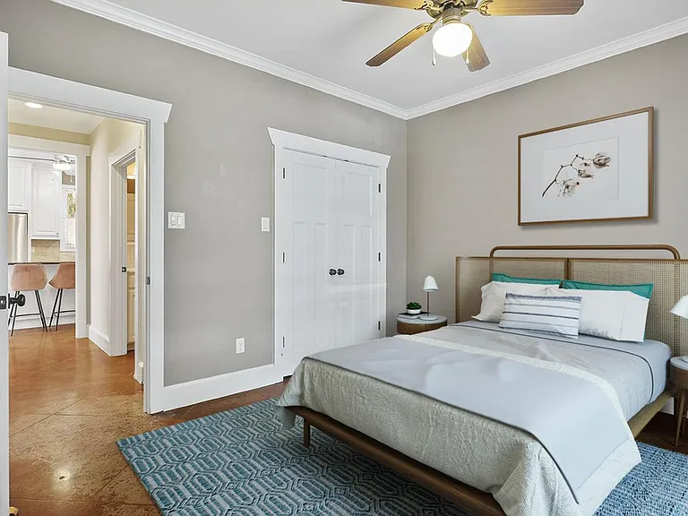 Bedroom 4. This image shows a virtually furnished space. Bedrooms come unfurnished.