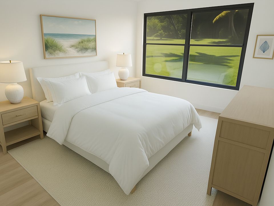 Primary bedroom. Professionally designed.