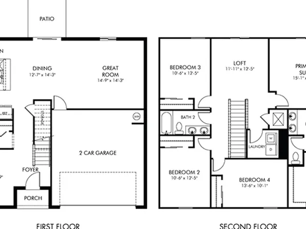 Marigold Plan, Meritage Homes at Terra Lago - Classic Series
