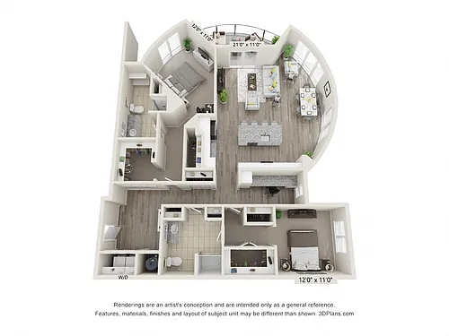 Floor plan Montebello