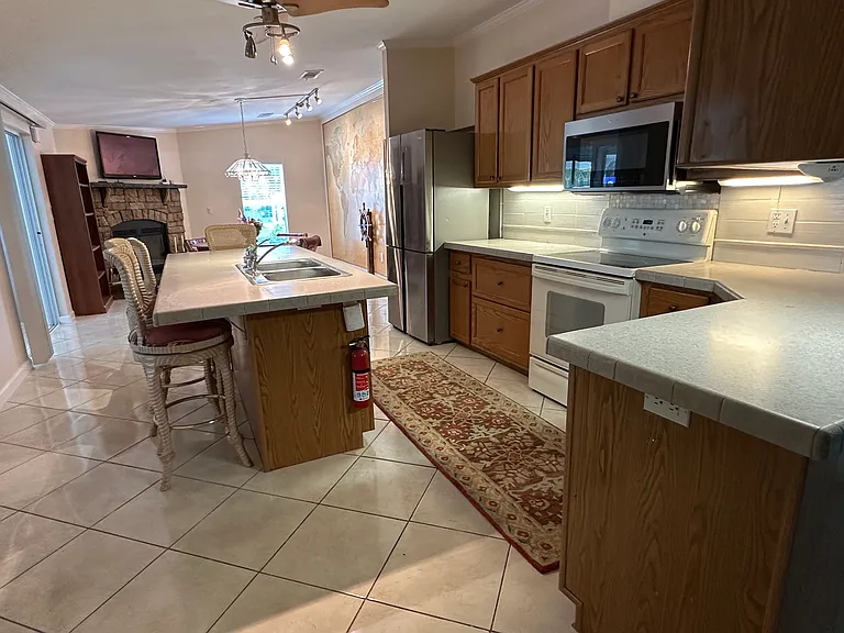 Spacious Kitchen with large island
