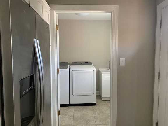 Laundry room from kitchen view