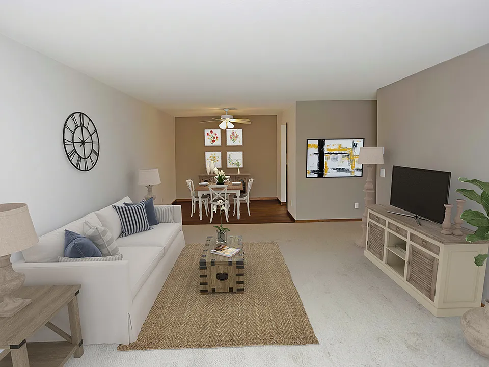 1 and 2 bedroom apartments