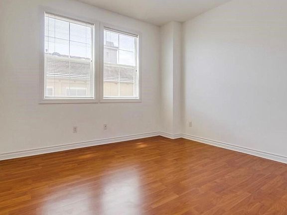 Bedroom facing windows