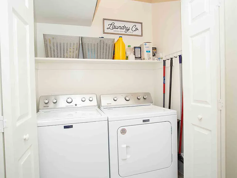 Laundry closet