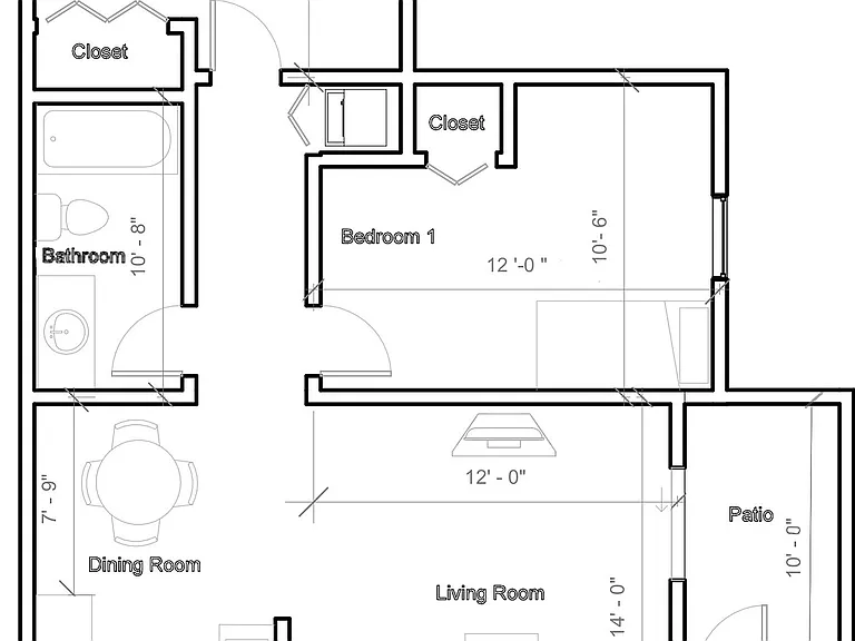 2 Bedroom 2 Bedroom