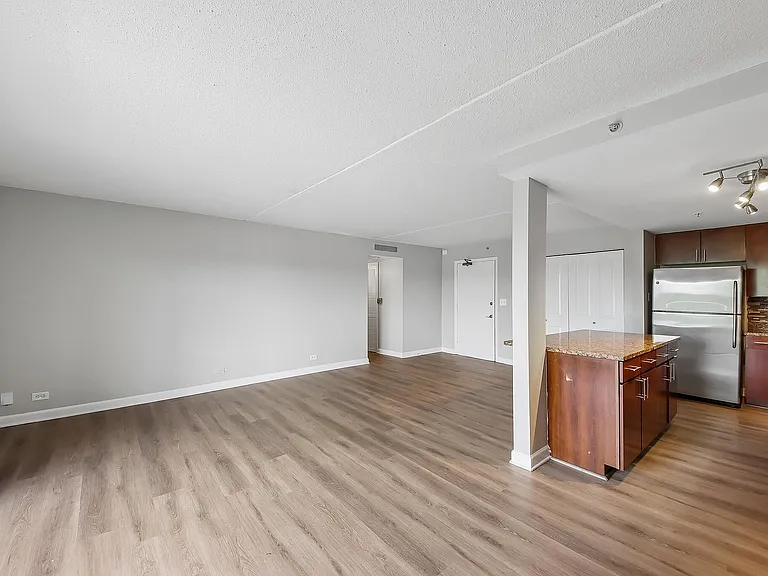 Modern open-concept apartment
