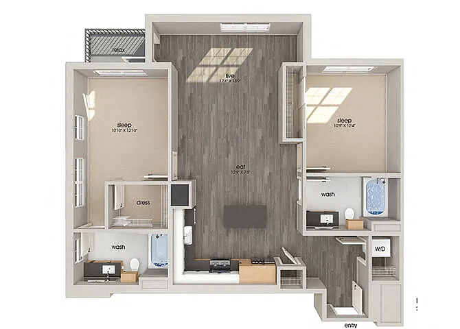 Floor plan B03