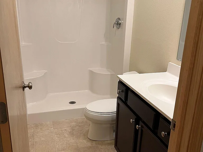Lower level full bath.