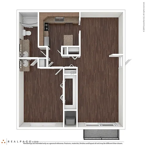 Floor plan 1B1B4