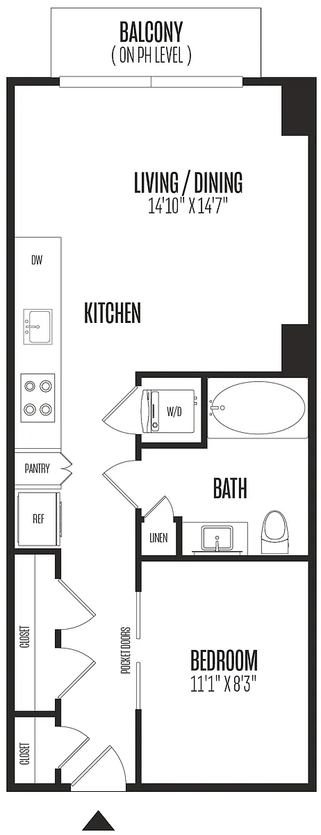 Floor plan Studio-STU