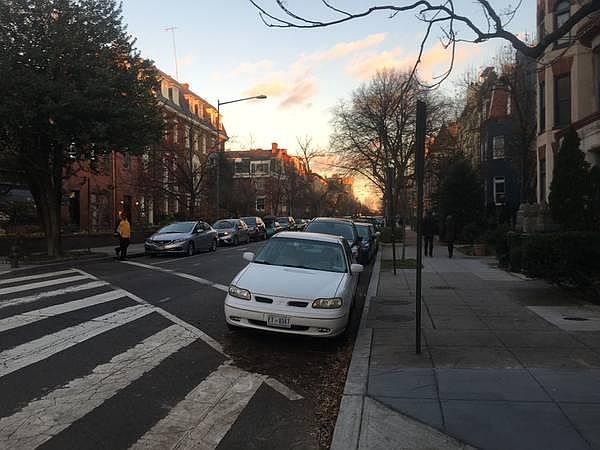 R St. 2 blocks to Conn. Ave