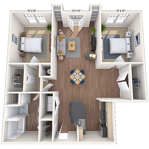 Floor plan Breakers