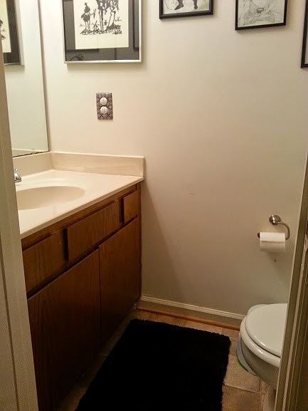 Downstairs half bath