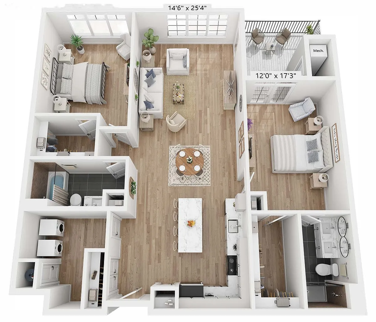 Floor plan 2G
