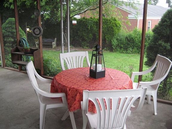 screened covered porch