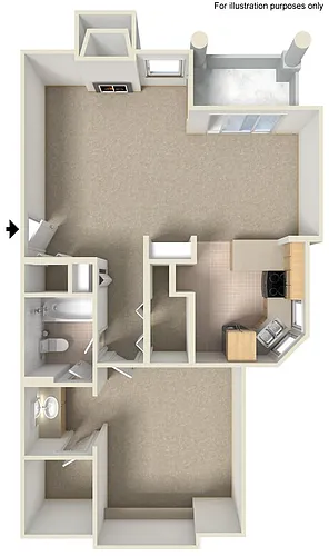 Floor plan Evergreen-P