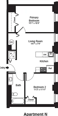 Nottingham 2 bedroom 1 bath Nottingham 2 bedroom 1 bath