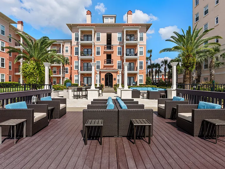 Relax poolside and let the day drift away