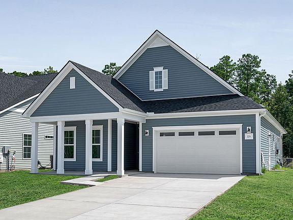 DRB Elevate Enthusiast home Lowcountry Elevation exterior angled.
