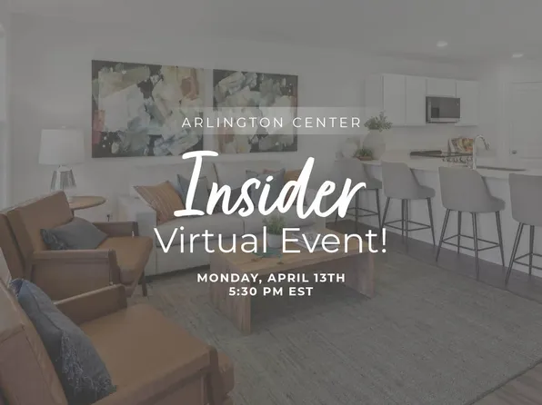 Homes Available Soon, Arlington Center