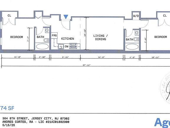 2nd image of 364 8th St #3L