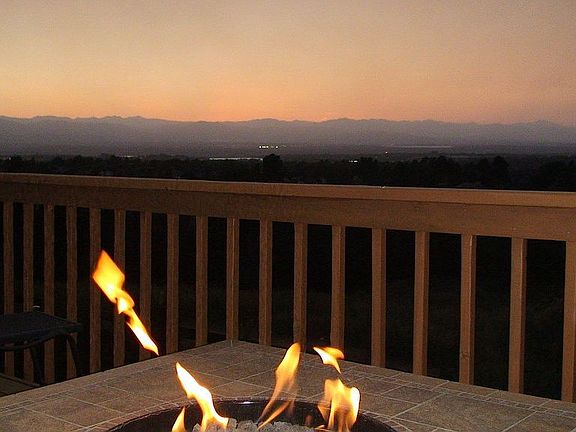 After sunset around firepit