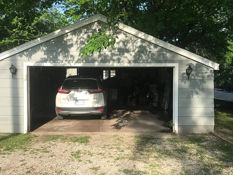Two Car Garage Entrance through the Ally Way
