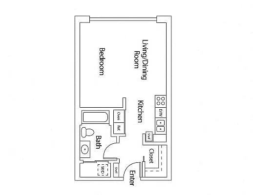 Floor plan Studio C