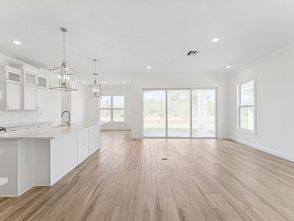 Great Room, Dining Area, and Kitchen
