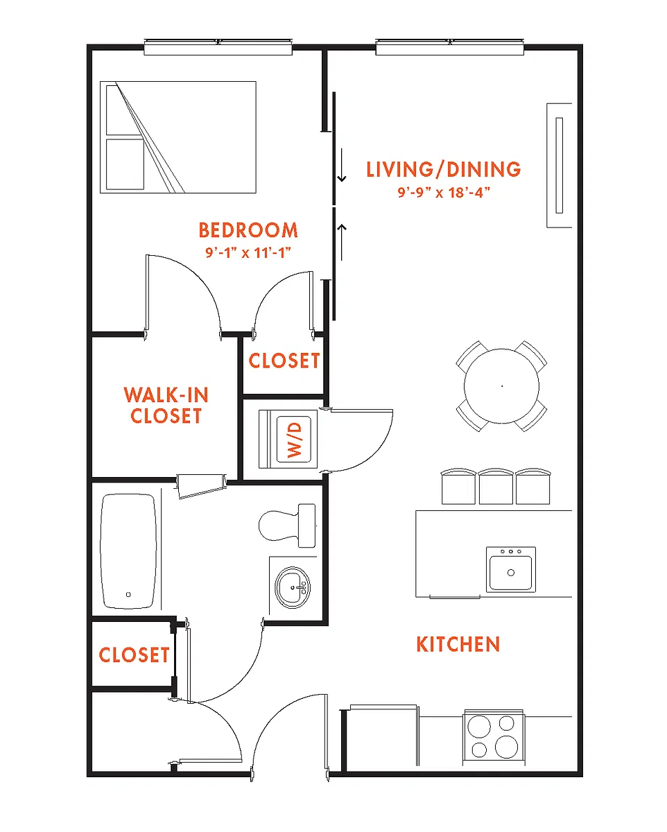 Floor plan A1B-1