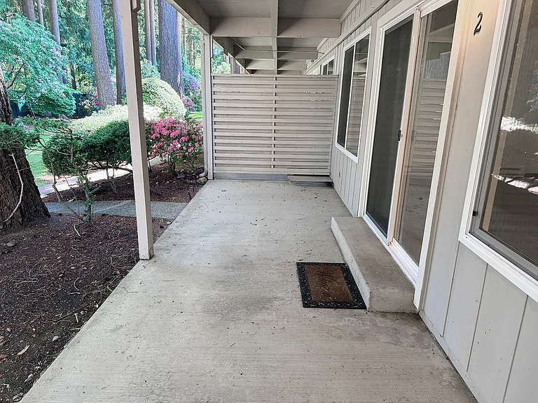 Spacious ground-floor patio.