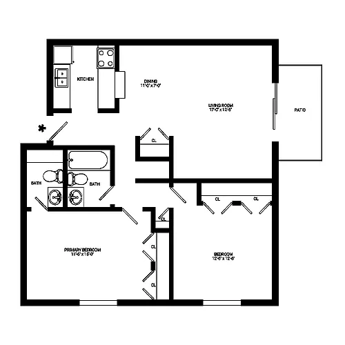 Floor plan Adams