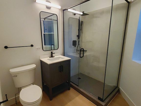 Bathroom 1 with walk-in shower